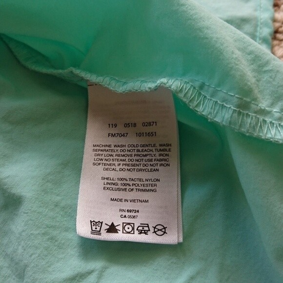 COLUMBIA BAHAMA II FISHING SHIRT SHORT SLEEVE in turquoise light blue size M - Picture 10 of 12